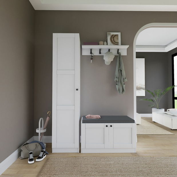 Předsíňová sestava Luckiny (bílá)