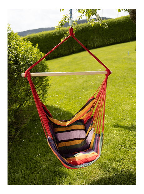 Závěsné houpací křeslo Nicolaj (červená)