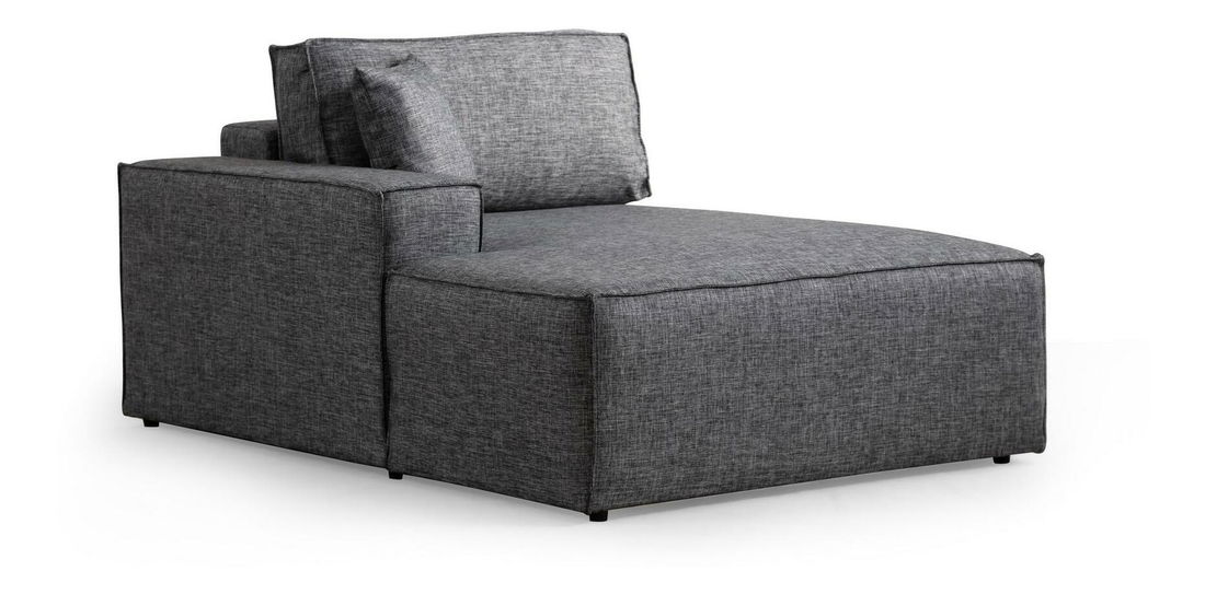 Rohová sedačka Pirlofenzza (s úl. prostorem) (L) (tmavě šedá)