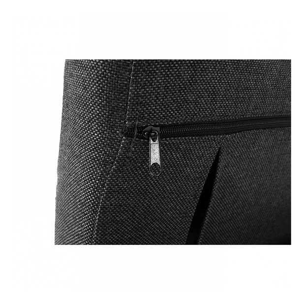 Rohová sedací souprava Akron bílá + tmavošedá (P)