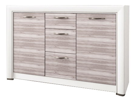 Komoda ORONTES (krémová + dub ancona)