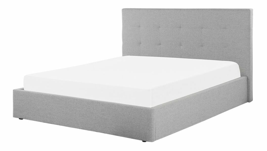 Manželská postel 160 cm Lorza (šedá)