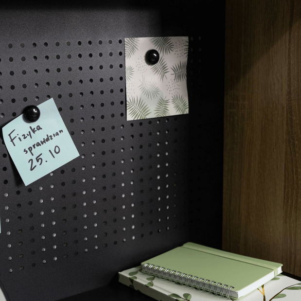 Psací stolek Ivuma (černá + dub sonoma)