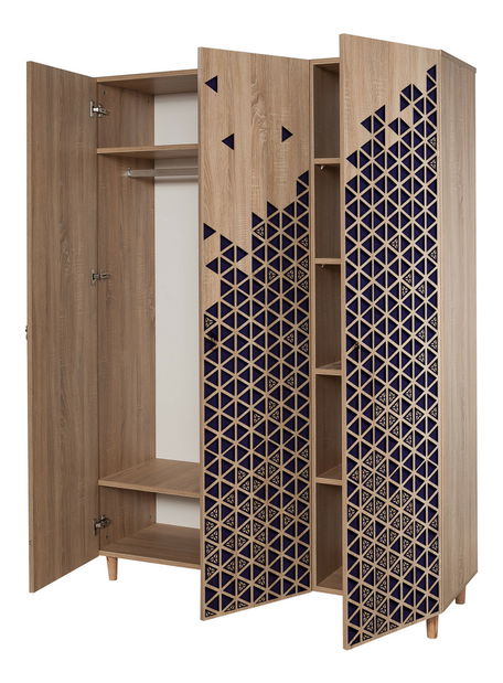 Šatní skříň Modella 123 (dub sonoma)