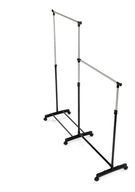 Věšák na kolečkách Galan (černá)