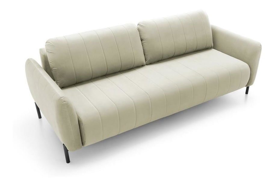 Pohovka trojsedačka Newbie (krémová + černá)