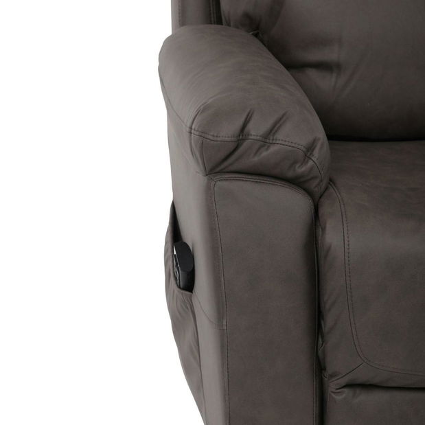 Polohovací křeslo Turbia (hnědá)