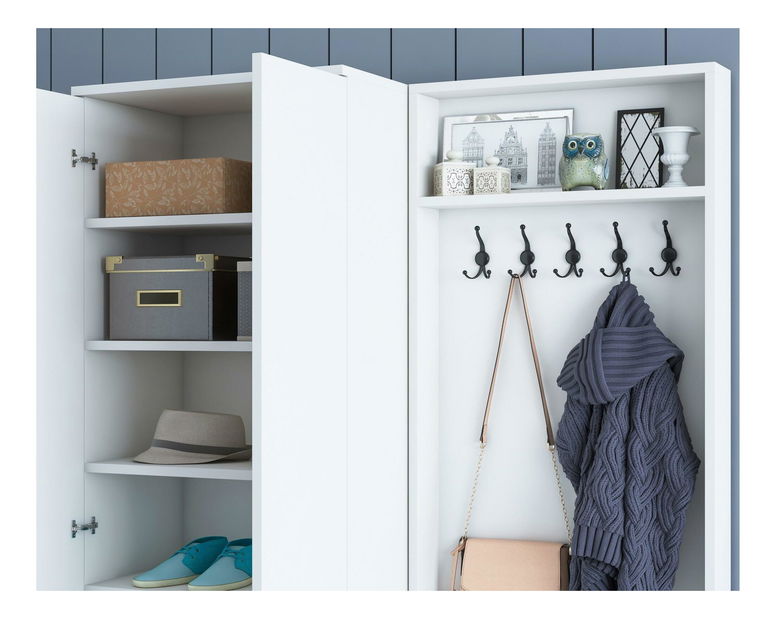 Předsíňová stěna Maui M11 (bílá)