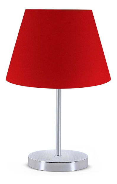 Stolní lampa Astalasso 1 (červená + stříbrná)