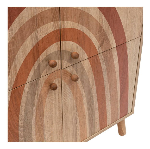 Skříňka Maluxe (vícebarevná přírodní)