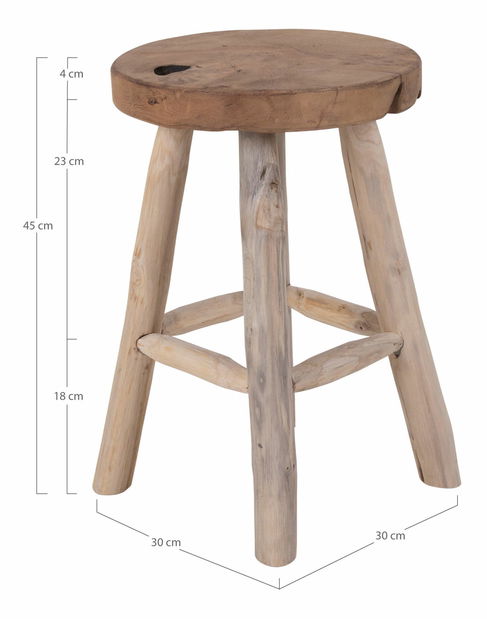 Židle Badia Brigella (přírodní)