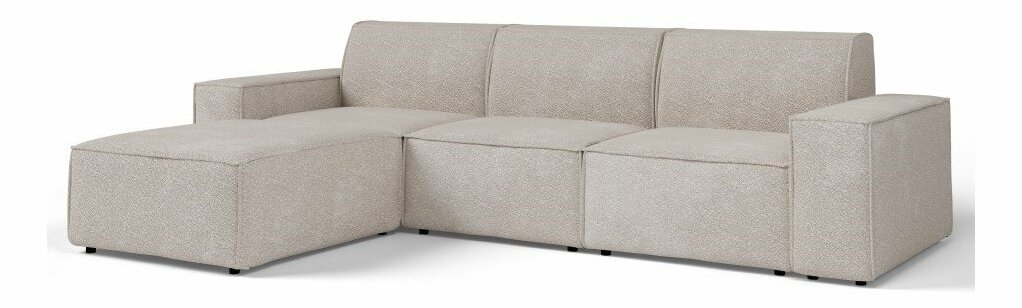 Rohová sedačka Cuboid L (béžová) (L)