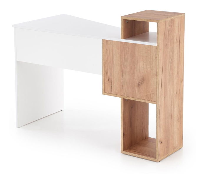 PC stolek Canor (dub zlatý + bílá) *výprodej