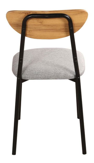 Jídelní set Mimetizarse (dub světlý + šedá) (pro 4 osoby)