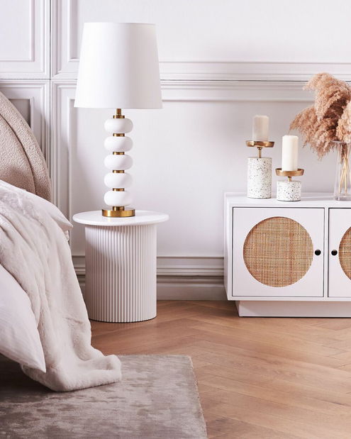 Stolní lampa Frances (bílá)