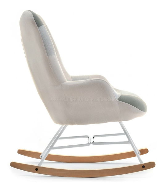 Křeslo Sibyla (patchwork + buk bílý)