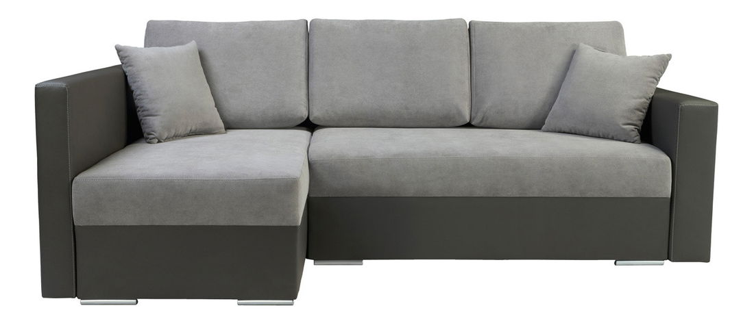 Rohová sedací souprava BRW Kris Lux 3DL.URC šedá (L)