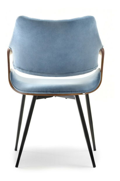 Židle Rolf K (modrá + černá)