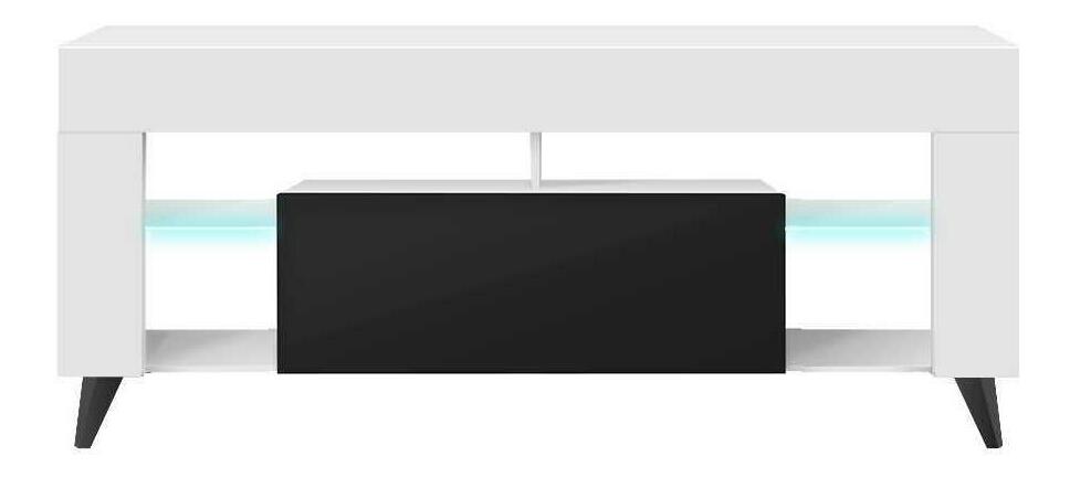 TV skříňka/stolek Huricane (bílá + černá)
