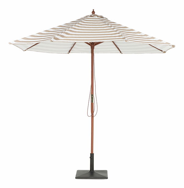 Zahradní slunečník 260 cm FARGO (polyester) (béžová)