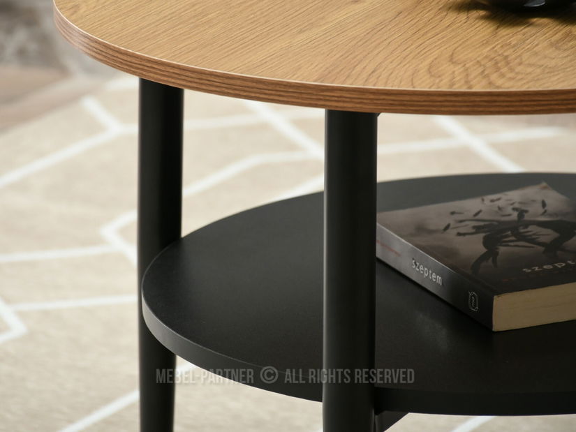 Konferenční stolek Randolf S (dub + černá)