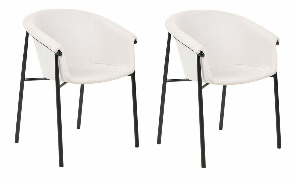 Set 2 ks jídelních židlí Anja (béžová)