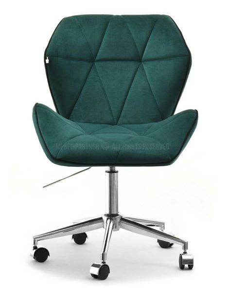 Křeslo Velma M (zelená + černá)