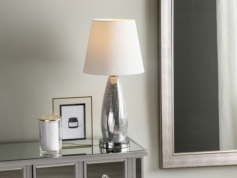 Stolní lampa Sorell (stříbrná)