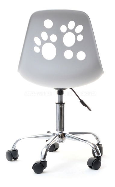 Dětská židle Footy (modrá + chromová)