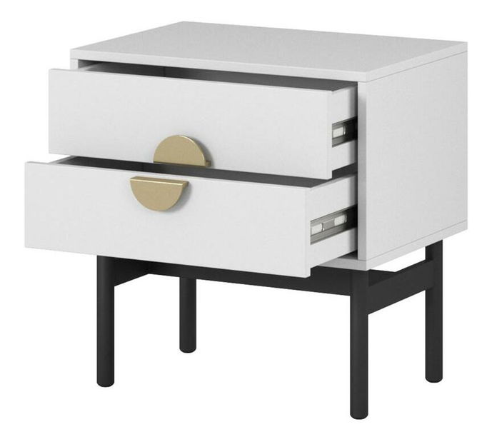 Noční stolek Stellia S3 (bílá)