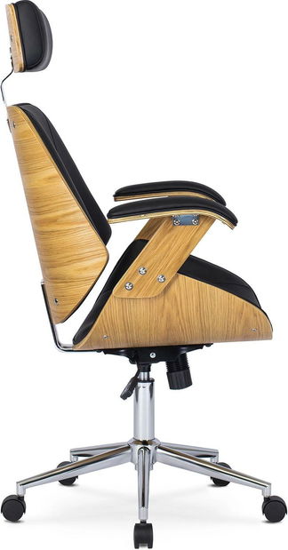 Kancelářské křeslo Fronterizos (dub zlatý + černá)