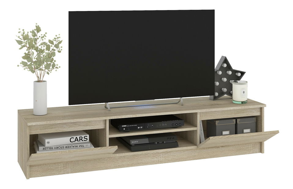 Obývací stěna Megaherzios (dub sonoma) (bez osvětlení)