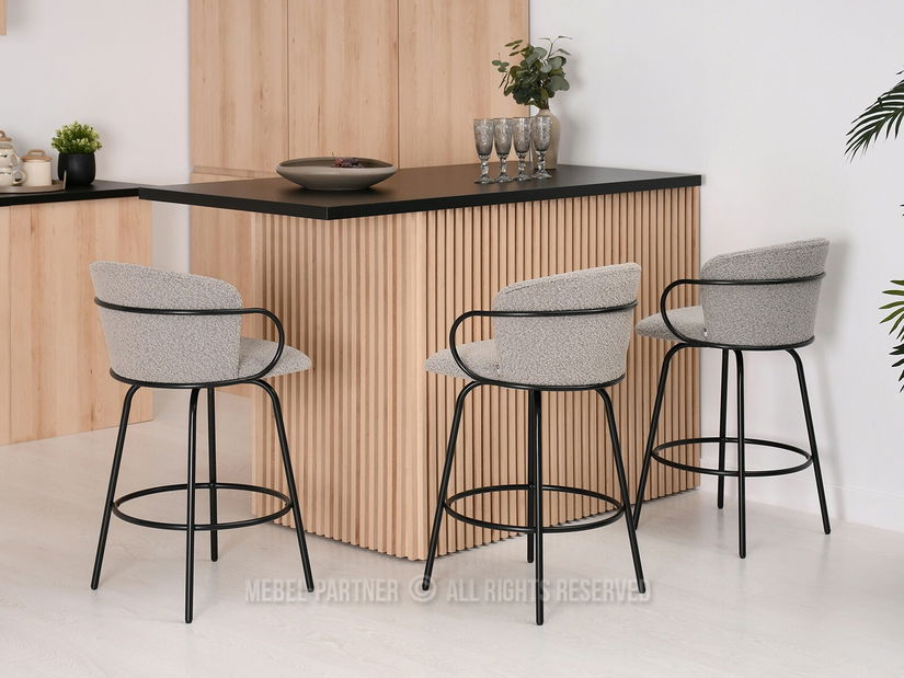 Židle Sofia (světlobéžová + černá)