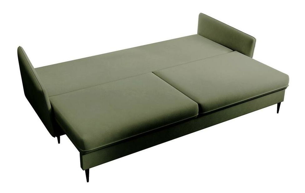 Pohovka trojsedačka Vivaldio (olivová + černá)