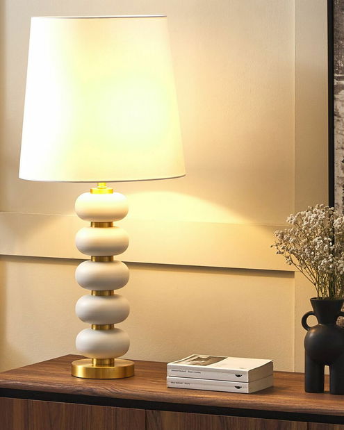 Stolní lampa Frances (bílá)