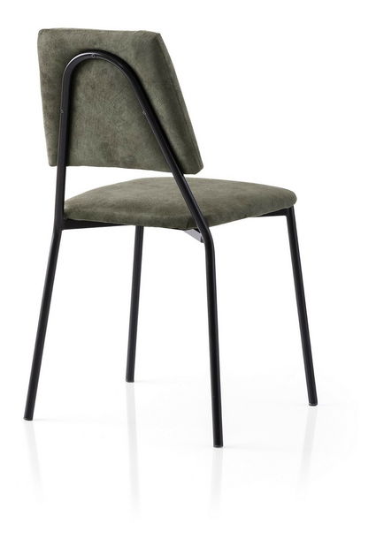 Set 2 ks. jídelních židlí Limeta V2 (černá + antracit)