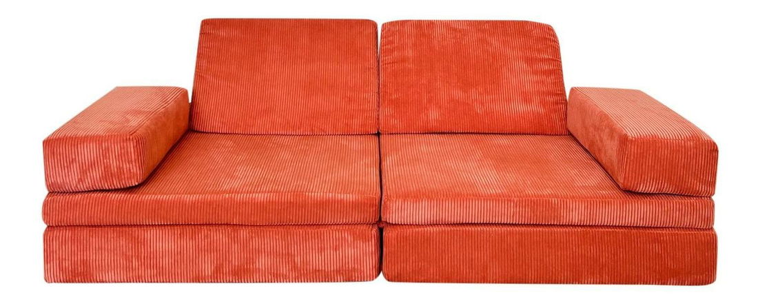 Pohovka dvousedačka Puella (oranžová)