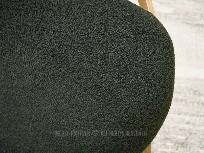 Jídelní židle Lamparas (zelená + dub)