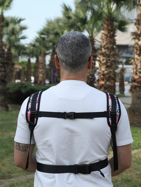 Postroj pro psa Premo (modrá) (L/XL)