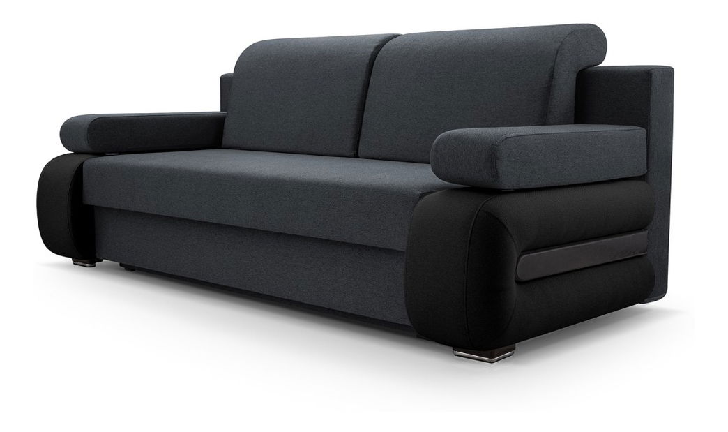 Pohovka Garlip (šedá + černá)