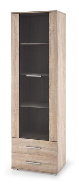 Vitrína Lappa (dub sonoma)