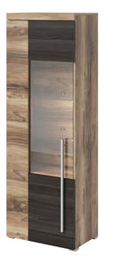 Vitrína Rogalo 05 (ořech saténový) (P)