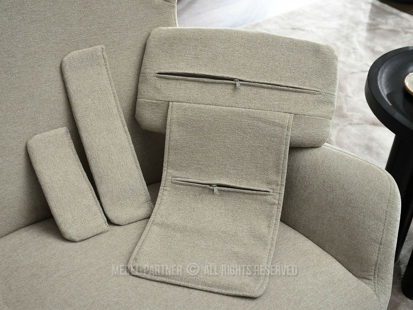 Relaxační křeslo Irventendo (béžová + černá)