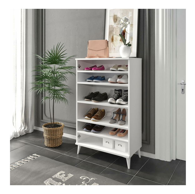 Botník (skříňka na boty) Sipene (bílá)