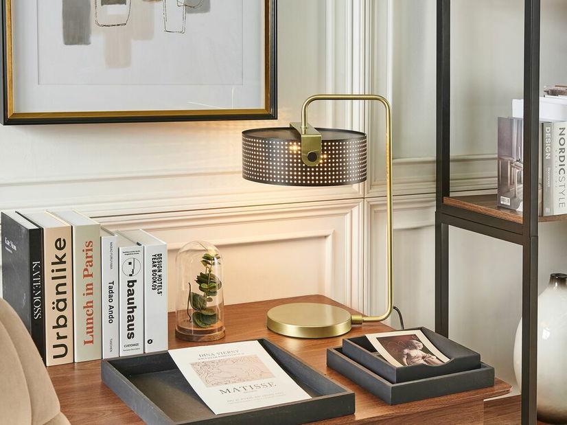 Stolní lampa HALEY (zlatá)