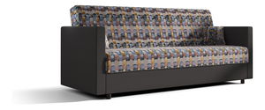 Pohovka trojsedačka Momentum (tmavě šedá + vícebarevné)