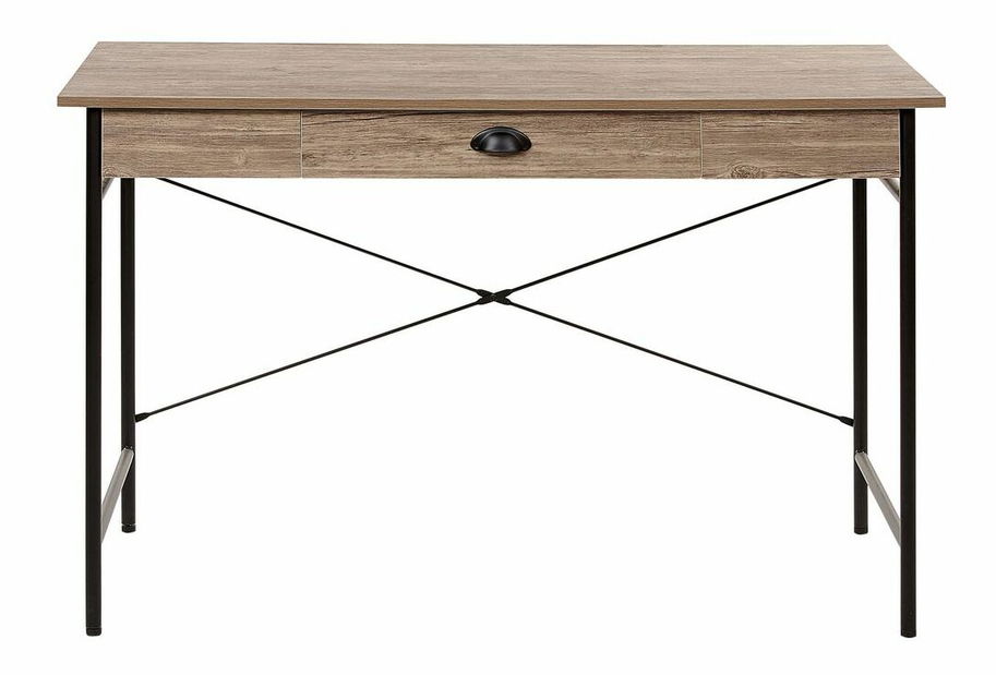 Psací stůl COSTO (120 x 60 cm) (MDF) (tmavé dřevo)