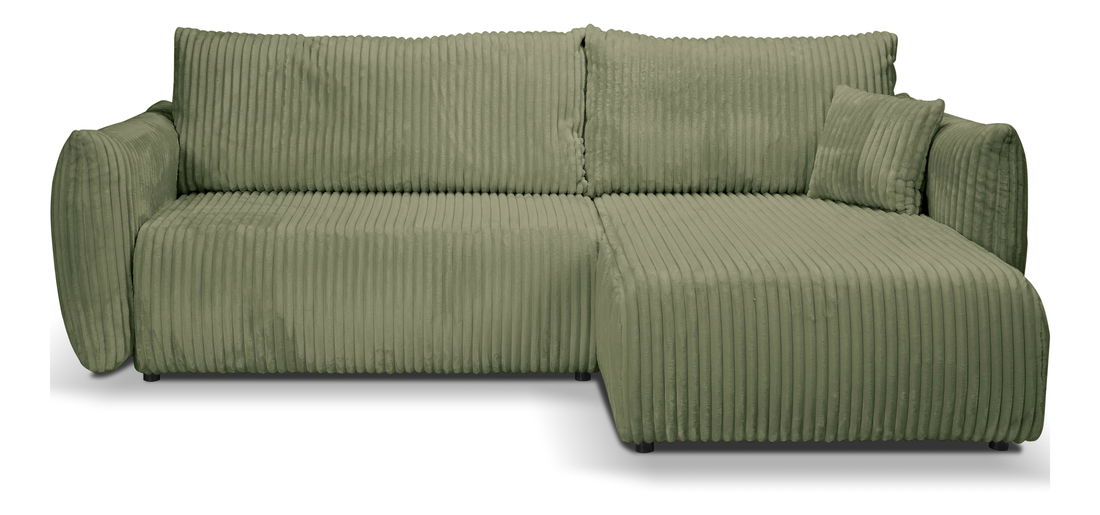 Rohová sedací souprava Alondra (olivová) (P)