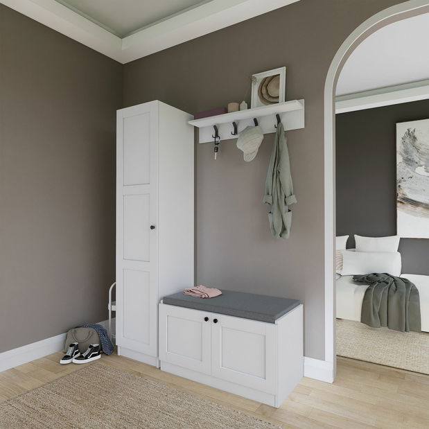 Předsíňová sestava Luckiny (bílá)