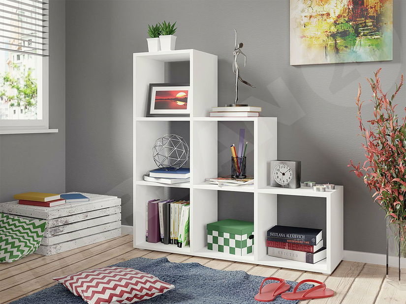 Regál Cyzara 011 (bílá)